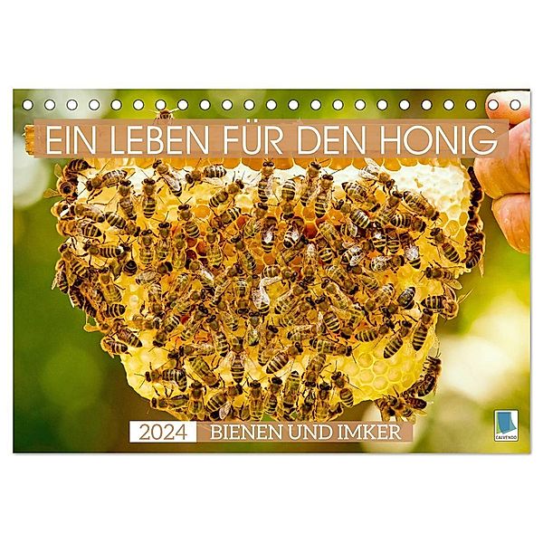 Ein Leben für den Honig - Bienen und Imker (Tischkalender 2024 DIN A5 quer), CALVENDO Monatskalender, Calvendo