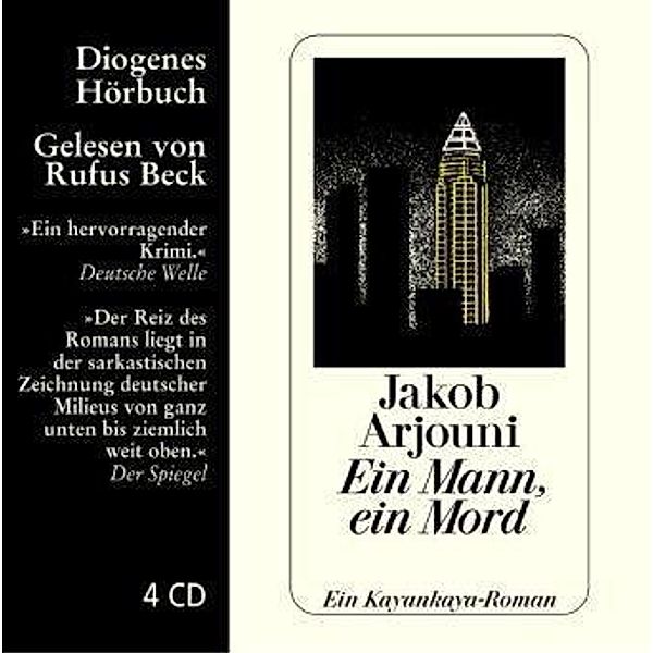 Ein Mann, ein Mord, 4 Audio-CDs,4 Audio-CD, Jakob Arjouni