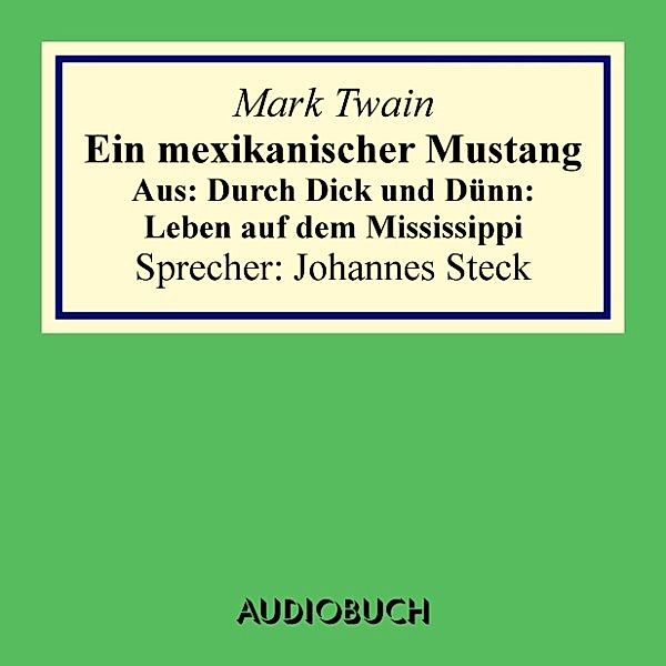 Ein mexikanischer Mustang. Aus: Durch Dick und Dünn: Leben auf dem Mississippi, Mark Twain