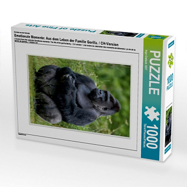 Ein Motiv aus dem Kalender Emotionale Momente: Aus dem Leben der Familie Gorilla. / CH-Version (Puzzle), Ingo Gerlach