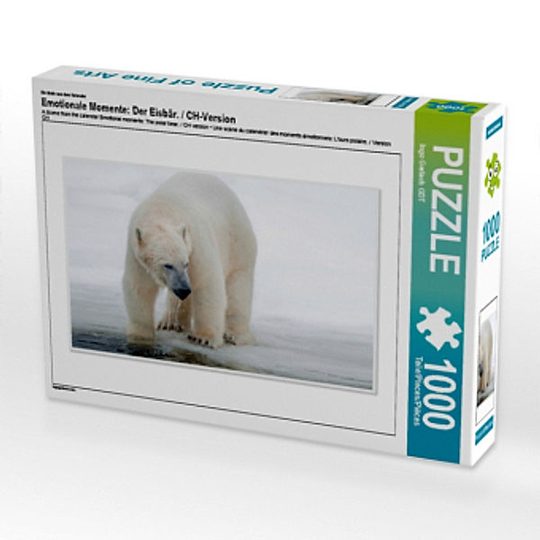 Ein Motiv aus dem Kalender Emotionale Momente: Der Eisbär. / CH-Version (Puzzle), Ingo Gerlach