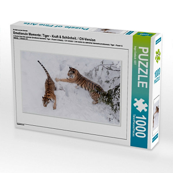 Ein Motiv aus dem Kalender Emotionale Momente: Tiger - Kraft & Schönheit. / CH-Version (Puzzle), Ingo Gerlach