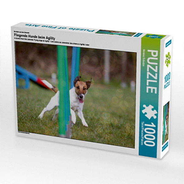 Ein Motiv aus dem Kalender Fliegende Hunde beim Agility (Puzzle), Verena Scholze