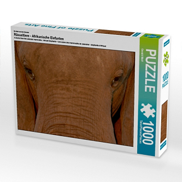 Ein Motiv aus dem Kalender Rüsseltiere - Afrikanische Elefanten (Puzzle), Gerald Wolf