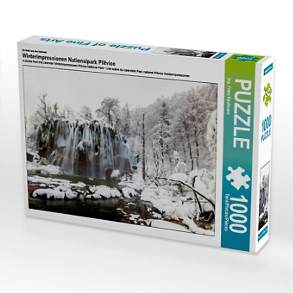 Ein Motiv aus dem Kalender Winterimpressionen Nationalpark Plitvice (Puzzle), Ing. Franz Kaufmann