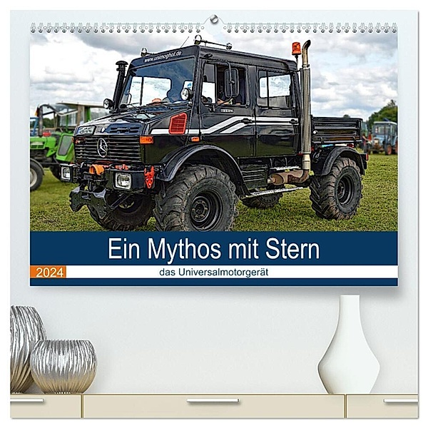 Ein Mythos mit Stern - das Universalmotorgerät (hochwertiger Premium Wandkalender 2024 DIN A2 quer), Kunstdruck in Hochglanz, Günther Geiger