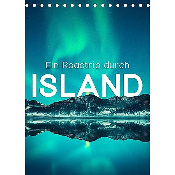 Ein Roadtrip durch Island (Tischkalender 2022 DIN A5 hoch), SF