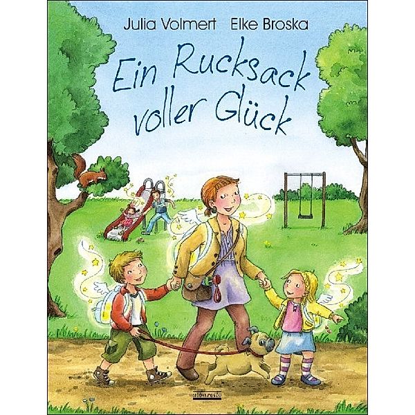 Ein Rucksack voller Glück, m. 5 Glückspostkarten, Julia Volmert