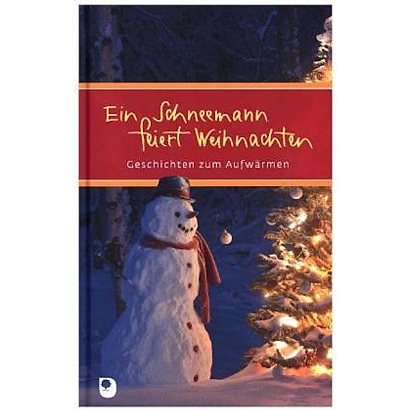 Ein Schneemann feiert Weihnachten