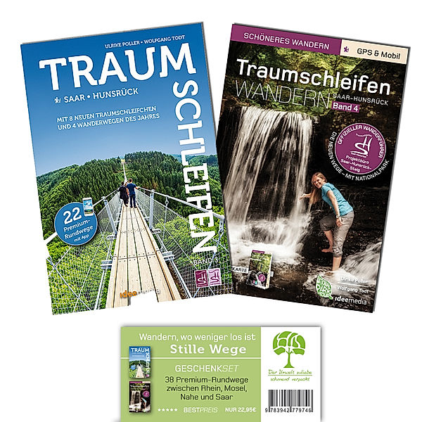 Ein schöner Tag Pocket / Stille Wege - Traumschleifen & Traumschleifchen Geschenk-Set, 2 Bde., Ulrike Poller, Wolfgang Todt