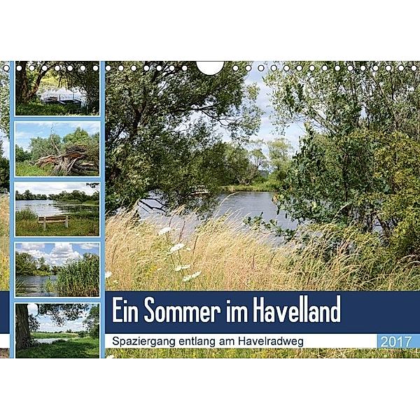 Ein Sommer im Havelland - Spaziergang entlang am Havelradweg (Wandkalender 2017 DIN A4 quer), Anja Frost