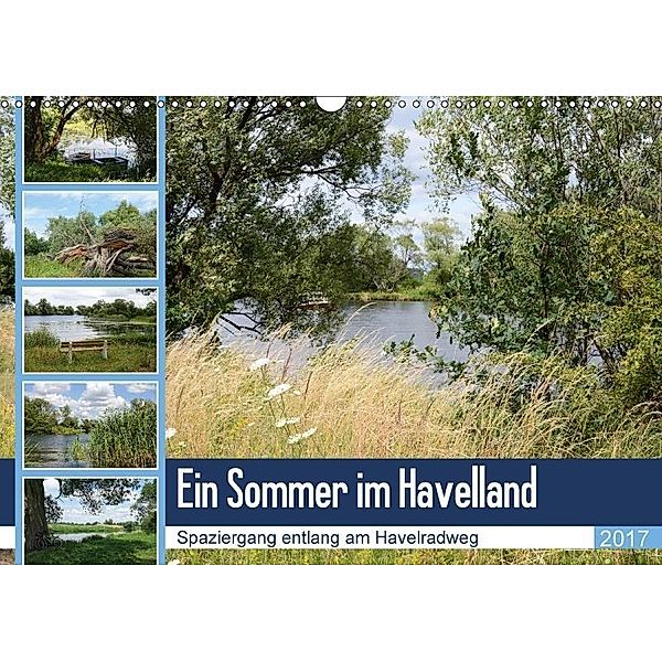 Ein Sommer im Havelland - Spaziergang entlang am Havelradweg (Wandkalender 2017 DIN A3 quer), Anja Frost
