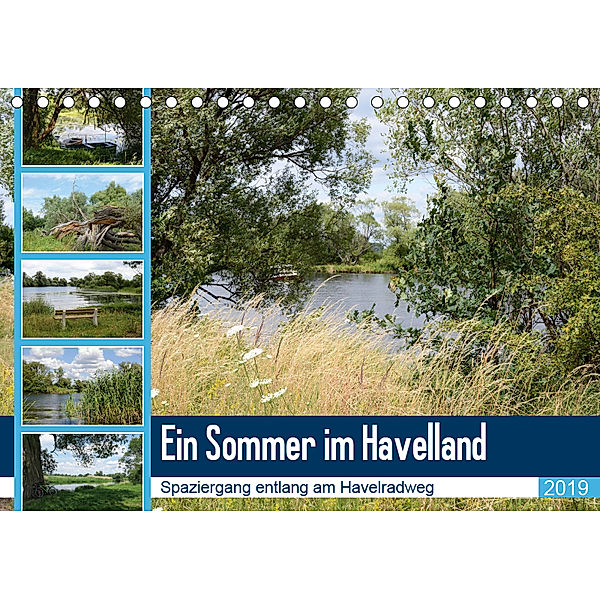 Ein Sommer im Havelland - Spaziergang entlang am Havelradweg (Tischkalender 2019 DIN A5 quer), Anja Frost