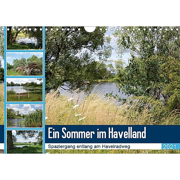 Ein Sommer im Havelland - Spaziergang entlang am Havelradweg (Wandkalender 2021 DIN A4 quer), Anja Frost