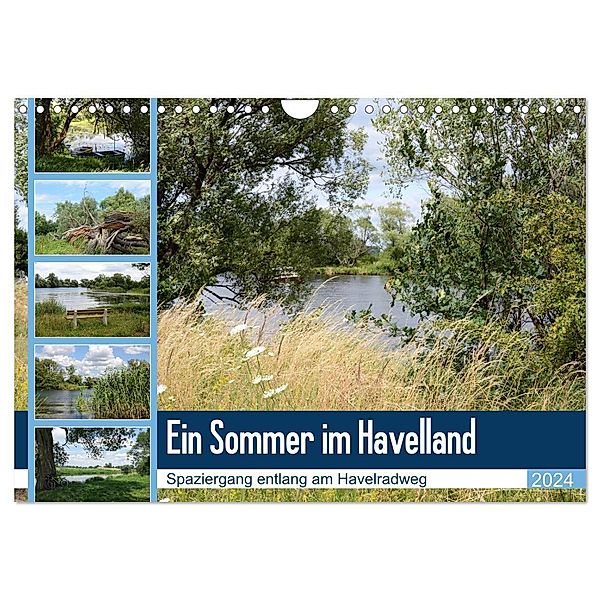 Ein Sommer im Havelland - Spaziergang entlang am Havelradweg (Wandkalender 2024 DIN A4 quer), CALVENDO Monatskalender, Anja Frost