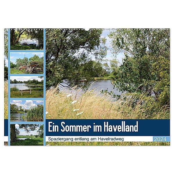 Ein Sommer im Havelland - Spaziergang entlang am Havelradweg (Wandkalender 2024 DIN A2 quer), CALVENDO Monatskalender, Anja Frost