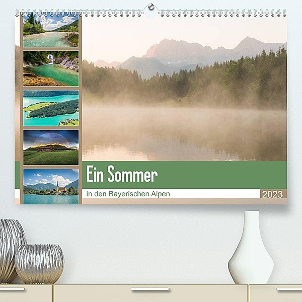 Ein Sommer in den Bayerischen Alpen (Premium, hochwertiger DIN A2 Wandkalender 2023, Kunstdruck in Hochglanz), Martin Wasilewski