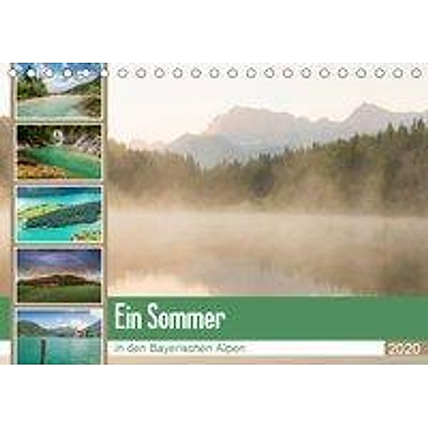 Ein Sommer in den Bayerischen Alpen (Tischkalender 2020 DIN A5 quer), Martin Wasilewski