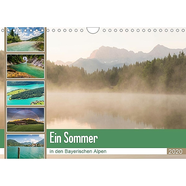 Ein Sommer in den Bayerischen Alpen (Wandkalender 2020 DIN A4 quer), Martin Wasilewski
