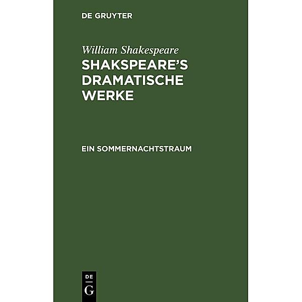 Ein Sommernachtstraum, William Shakespeare