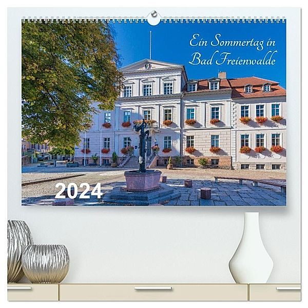 Ein Sommertag in Bad Freienwalde (hochwertiger Premium Wandkalender 2024 DIN A2 quer), Kunstdruck in Hochglanz, ReDi Fotografie