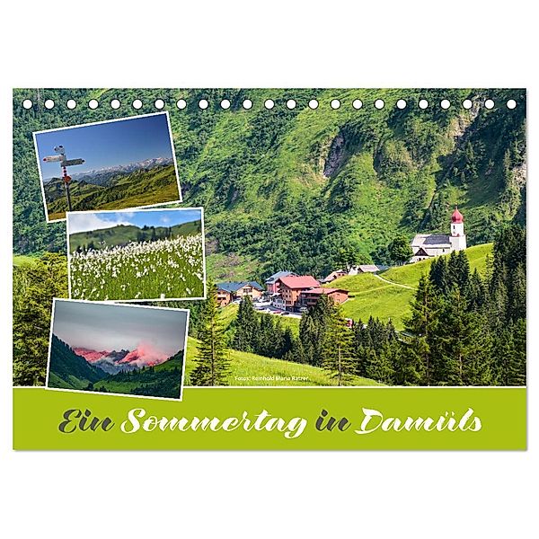 Ein Sommertag in Damüls (Tischkalender 2024 DIN A5 quer), CALVENDO Monatskalender, Reinhold Ratzer