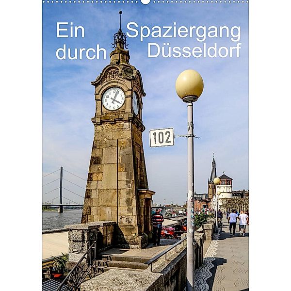 Ein Spaziergang durch Düsseldorf (Wandkalender 2023 DIN A2 hoch), reinhard sock