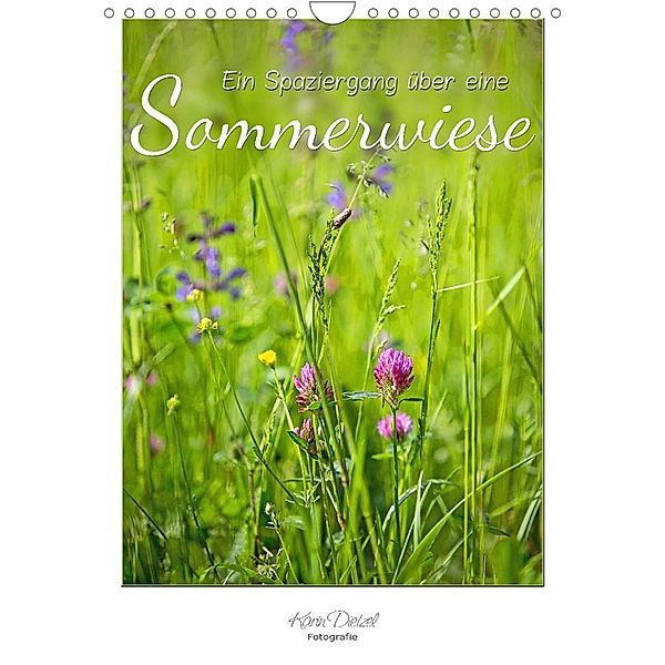 Ein Spaziergang über eine Sommerwiese (Wandkalender 2023 DIN A4 hoch), Karin Dietzel