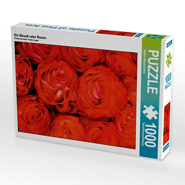 Ein Strauß roter Rosen (Puzzle), Gudrun Nitzold-Briele