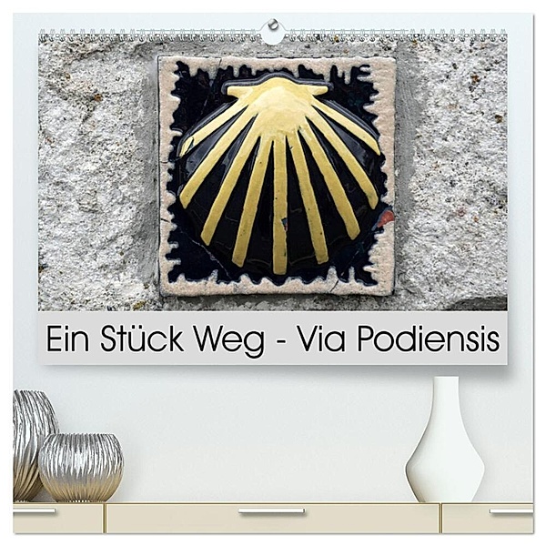 Ein Stück Weg - Via Podiensis (hochwertiger Premium Wandkalender 2025 DIN A2 quer), Kunstdruck in Hochglanz, Calvendo, Flori0