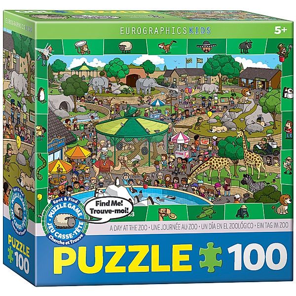 Eurographics Ein Tag im Zoo - Suchen & Finden (Puzzle)