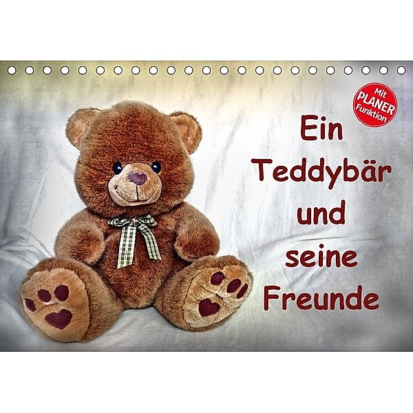 Ein Teddybär und seine Freunde (Tischkalender 2018 DIN A5 quer), Jennifer Chrystal