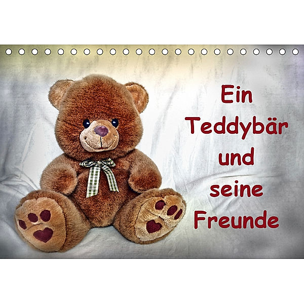 Ein Teddybär und seine Freunde (Tischkalender 2019 DIN A5 quer), Jennifer Chrystal