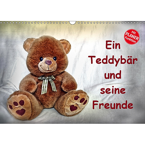 Ein Teddybär und seine Freunde (Wandkalender 2019 DIN A3 quer), Jennifer Chrystal