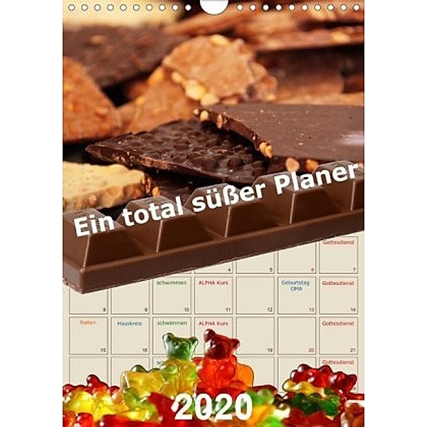 Ein total süßer Planer (Wandkalender 2020 DIN A4 hoch), Stefan Widerstein - SteWi.info