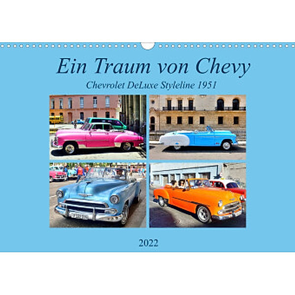 Ein Traum von Chevy - Chevrolet DeLuxe Styleline 1951 (Wandkalender 2022 DIN A3 quer), Henning von Löwis of Menar, Henning von Löwis of Menar