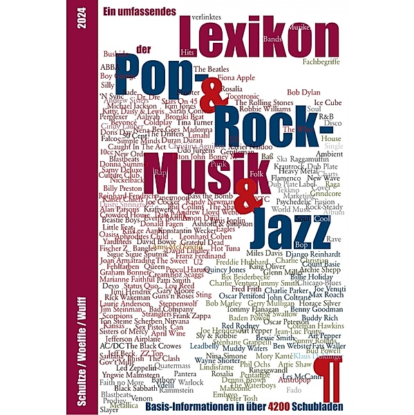 Ein umfassendes Pop- Rock- & Jazz- Lexikon, Peter Wulff, Marcus A. Woelfle, Jan M. Schultze