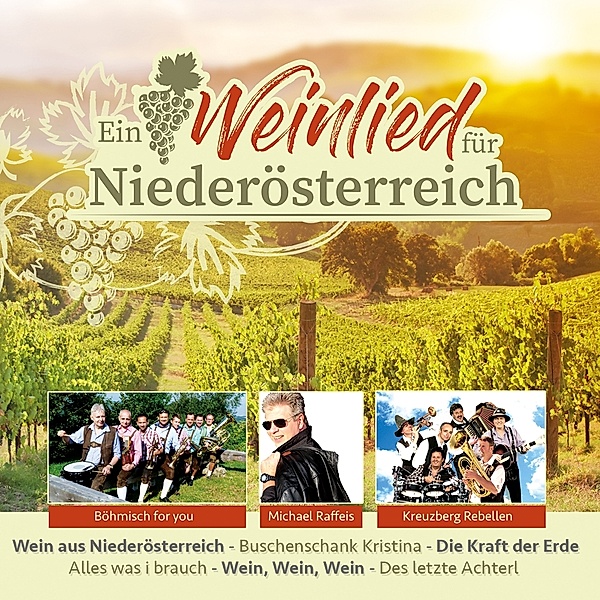 Ein Weinlied Für Niederösterreich, Diverse Interpreten