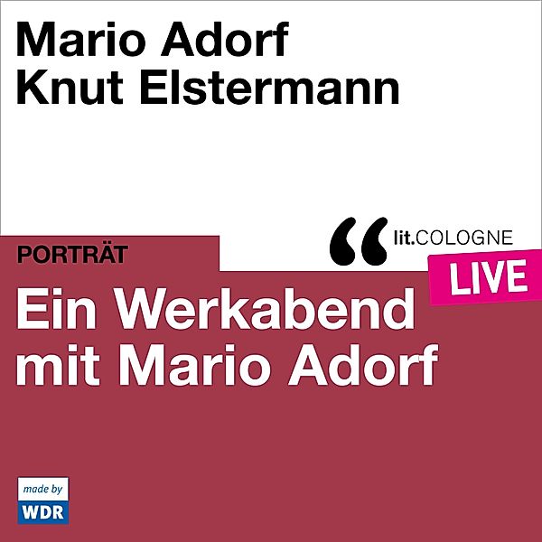 Ein Werkabend mit Mario Adorf, Mario Adorf