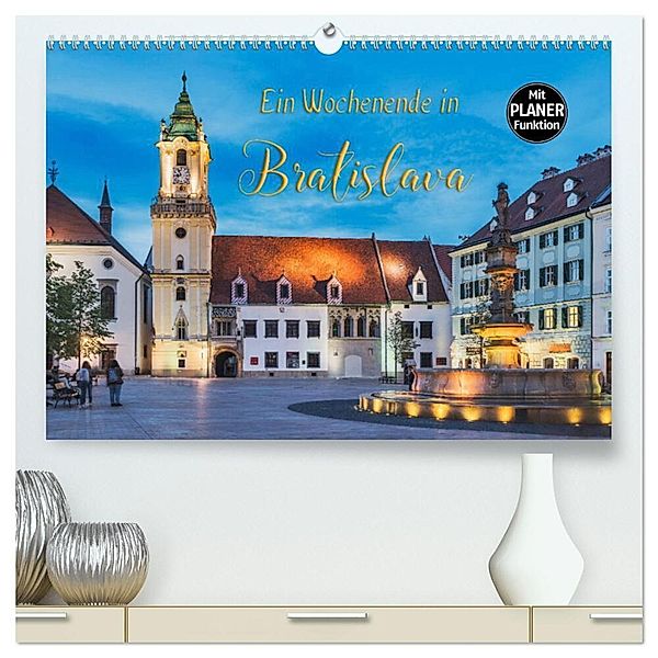 Ein Wochenende in Bratislava (hochwertiger Premium Wandkalender 2024 DIN A2 quer), Kunstdruck in Hochglanz, Gunter Kirsch