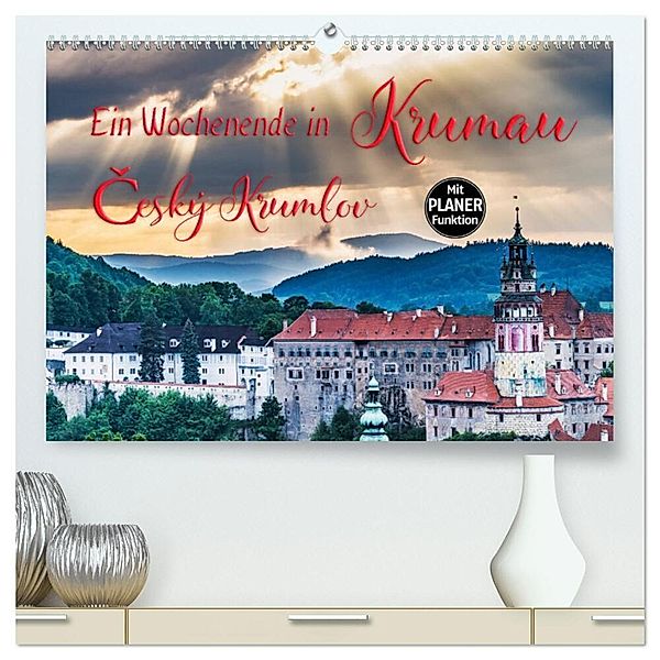 Ein Wochenende in Krumau (hochwertiger Premium Wandkalender 2024 DIN A2 quer), Kunstdruck in Hochglanz, Gunter Kirsch