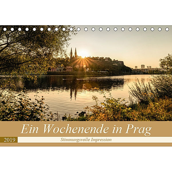 Ein Wochenende in Prag (Tischkalender 2019 DIN A5 quer), Carmen Steiner und Matthias Konrad