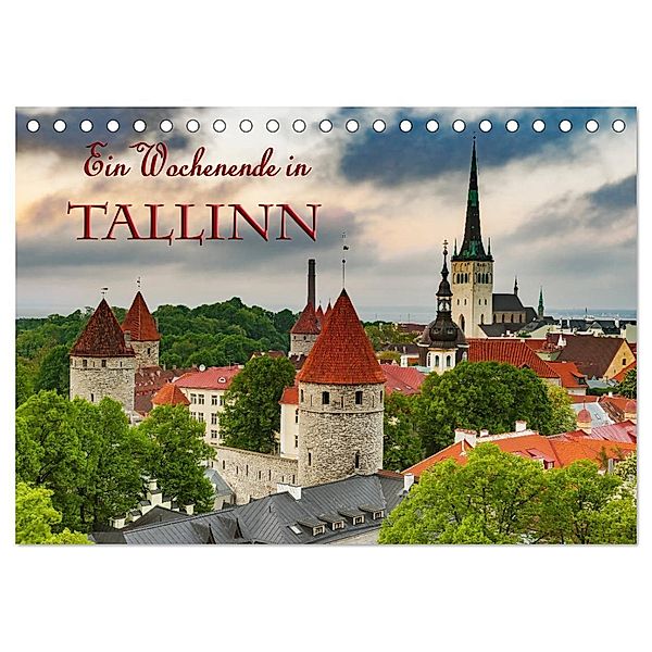Ein Wochenende in Tallinn (Tischkalender 2025 DIN A5 quer), CALVENDO Monatskalender, Calvendo, Gunter Kirsch