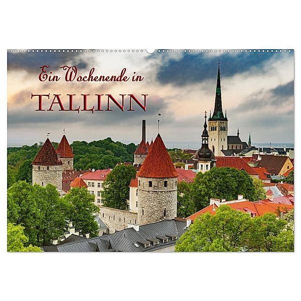 Ein Wochenende in Tallinn (Wandkalender 2025 DIN A2 quer), CALVENDO Monatskalender, Calvendo, Gunter Kirsch