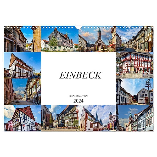 Einbeck Impressionen (Wandkalender 2024 DIN A3 quer), CALVENDO Monatskalender, Dirk Meutzner