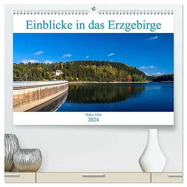 Einblicke in das Erzgebirge (hochwertiger Premium Wandkalender 2024 DIN A2 quer), Kunstdruck in Hochglanz, Heiko Zahn