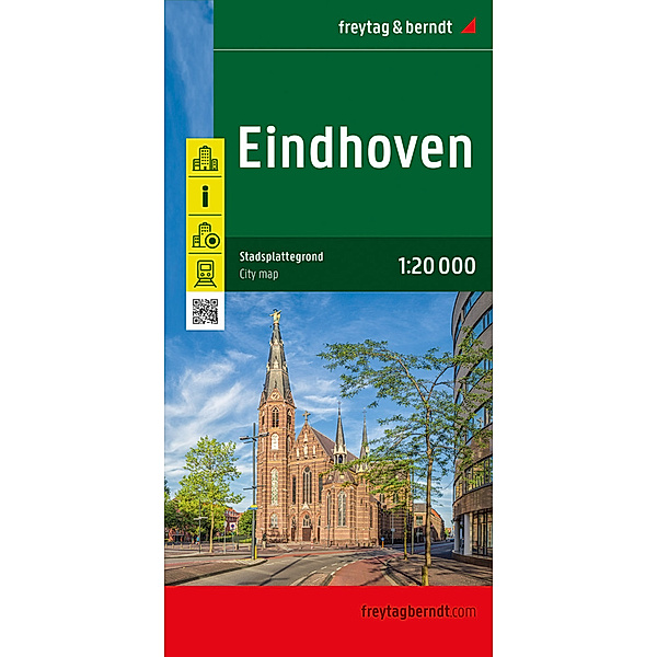 Eindhoven, Stadtplan 1:20.000, freytag & berndt