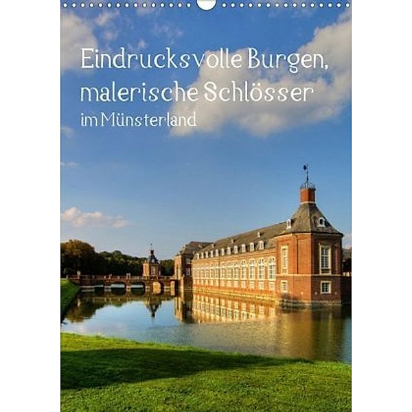 Eindrucksvolle Burgen, malerische Schlösser im Münsterland (Wandkalender 2020 DIN A3 hoch), Paul Michalzik