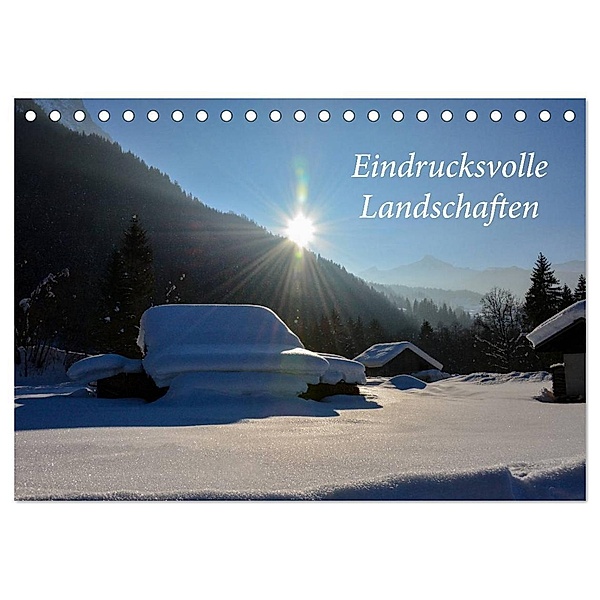 Eindrucksvolle Landschaften (Tischkalender 2024 DIN A5 quer), CALVENDO Monatskalender, Stefanie und Philipp Kellmann