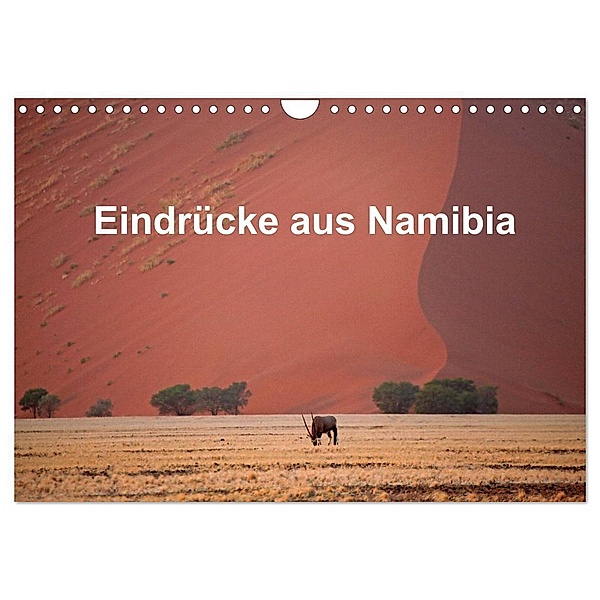 Eindrücke aus Namibia (Wandkalender 2024 DIN A4 quer), CALVENDO Monatskalender, W. Brüchle